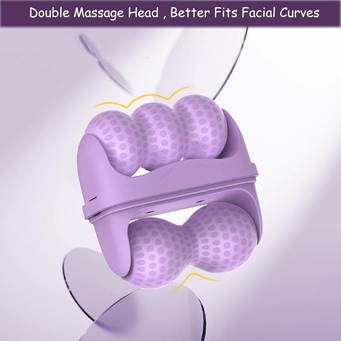 Ice Roller for Face & Eyes Multi Functional Facial Skin Care Tools with 2 in 1 Face Roller for Reduces Puffiness, Self Care for Men Women