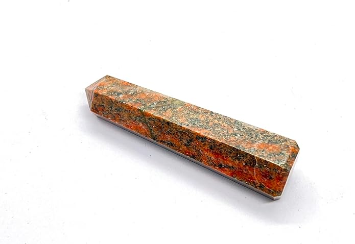 WholesaleGemShop 3 Inch Gemstones Obelisk Tower Jumbo Facet Aura Rock Crystal Natural Polished Earth Wand Spirit