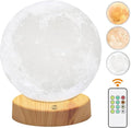 Light Therapy Lamp 10000 Lux, Happy Sunlight Lamps UV-Free with 3 Color Temperatures, Adjustable Brightness,Timer & Memory Function, Sun Lamp, Full Spectrum Light for Home, Office (Happy Moon Lamp)