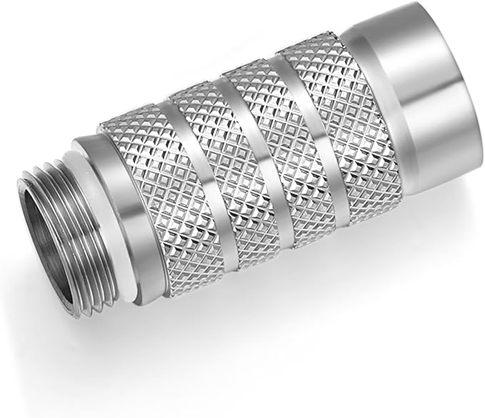 Divoti Precision CNC Machined Stainless Steel EDC Pill Fob Extender - Micro/Stainles Silver