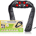 Shiatsu Neck Massager for Pain Relief Deep Tissue with Heat, 3D Kneading Massage Pillow Back Shoulder Massagerfor Body Muscle, Plug-in Use for Home Office Car, Gifts for Mom Dad Him Her