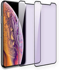 PERFECTSIGHT HD Clear Screen Protector compatible with iPhone 11 Pro Max 2019, iPhone Xs Max 2018 6.5 inch (2 Pack), 30% Anti Blue Light Filter Fingerprint Tempered Glass