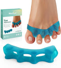 Welnove Silicone Toe Separators for Correct Bunion - 8 Pack Toe Spacers for Feet Men - Hammertoe Straighteners for Women, Yoga Practice, Foot Alignment FSA or HSA Eligible