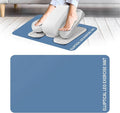 Under Desk Elliptical Mat - Non-Slip Exercise Equipment for Peloton Bike, Small Exercise Mat for Desk Workout Equipment