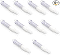 ResOne Oxygen Tubing Swivel Connectors 10-Pack, Cannula, Hose, Tube Connectors, Oxygen Line Splitter, Concentrator Supplies, 360-Degree Rotation, Medical, Home, Marine Use, Standard Size - Male/Female