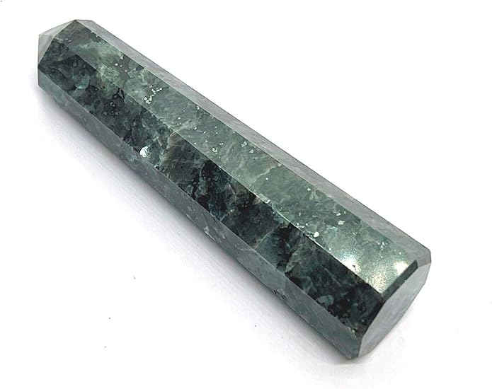 WholesaleGemShop 3 Inch Gemstones Obelisk Tower Jumbo Facet Aura Rock Crystal Natural Polished Earth Wand Spirit
