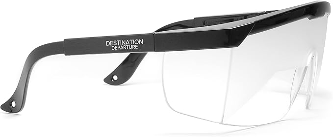 Foggles - IFR Training Aviation Glasses, View Limiting Device - Aviation Training IFR Foggles - Adjustable Frosted Polycarbonate Lenses - Simulates Meteorological Conditions