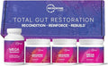 Microbiome Labs Total Gut Restoration Kit (Powder) - 3-Product Gut Health Spore Based Probiotic, Prebiotic Powder & Mucosal Immunoglobulin + Amino Acids Supplement for Immune, GI & Digestive Health