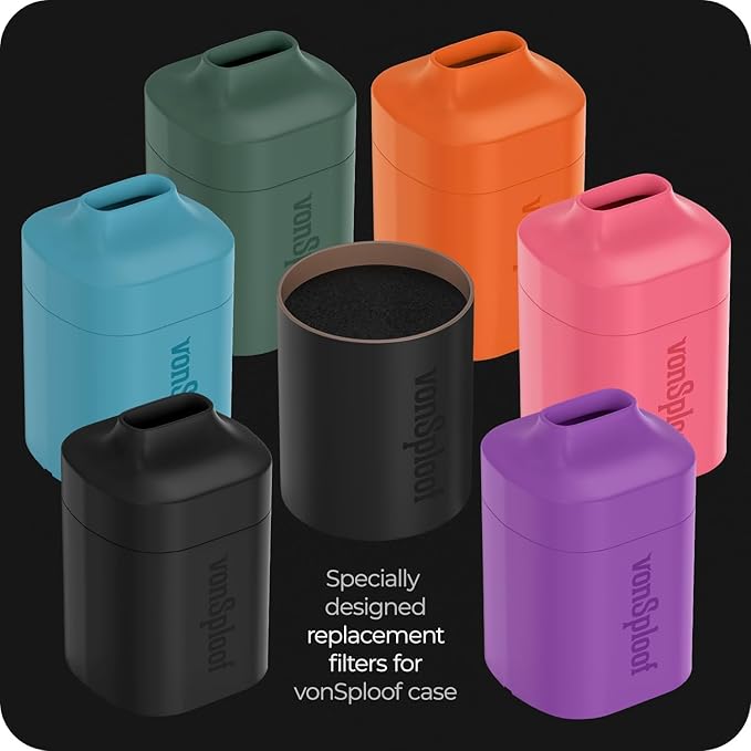 Personal Air Filter To Trap Smoke & Odor - Easy To Use & Long Lasting Replacement Smoke Filter up to 500+ uses I Eliminate Smell For Your Buddy and You with Smoke Catcher I Sploof Vaporizer