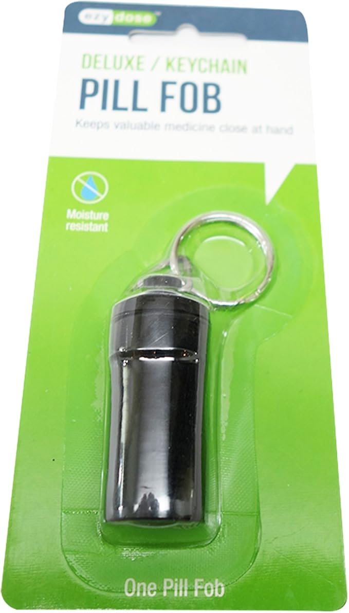 Ezydose Deluxe Keychain Pill Fob
