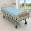 6 Pack Fitted Hospital Bed Sheets - Soft Microfiber Hospital Fitted Sheet - Hospital Bed Fitted Sheets (Light Blue, 36" x 84" x 12")
