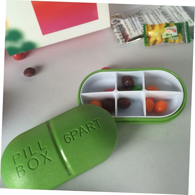 Healifty Travel Pill Cases Mini Medicine Case Purse Pill Case Portable Pocket Holder Organizer Container Capsule Travel Small Box Traveling Case