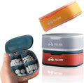 INVODA Pill Organizer 3PCS Weekly Pill Case for Purse Pill Container 4 Compartment Portable Travel Pill Box for Pills Vitamin Fish Oil