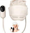 Hooded Head Massager & Eye Relaxation Device with Heat, Rechargeable Scalp Massager for Stress Relief and Comfort, Ideal for Relaxation