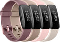 4 Pack Bands Compatible with Fitbit Inspire 2 Bands for Women Men, Adjustable Replacement Sport Wristbands Straps for Fitbit Inspire 2 / Ace 3