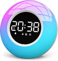 White Noise Sound Machine with 30 Soothing Sounds & 12 Colors Light, Sunrise Alarm Clock Wake Up Light, Adjustable Volume & Night Light, Timer, Ideal for Adults, Kids, Heavy Sleepers