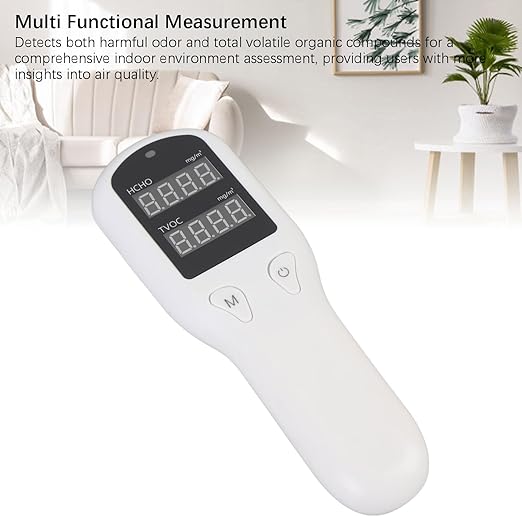 Marhynchus 2 in 1 Air Quality Tester Indoor Air Quality Monitor Portable VOC & Odor Detector with Real Time Display for Home Office New Houses