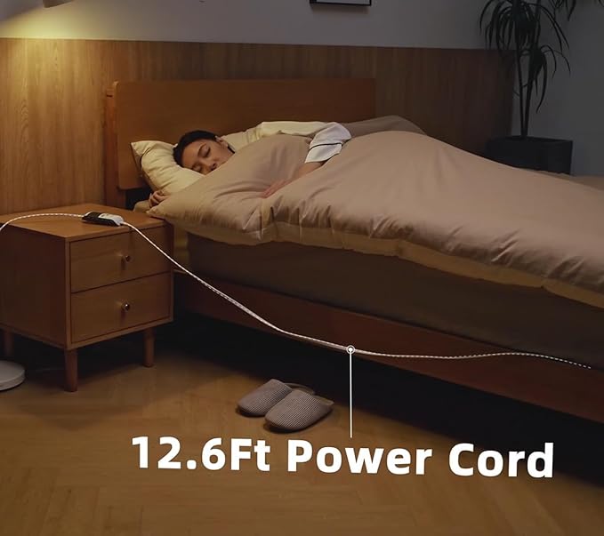 Boncare® Ultra Plush Heating Pad for Neck and Shoulder and Back with Auto-Off, Stay-On Warmth Up to 18 Hours, 6 Heat Levels, 12.6 ft Cord for Bed Foot Warmer with Gift Box (Blue, 17"x33")