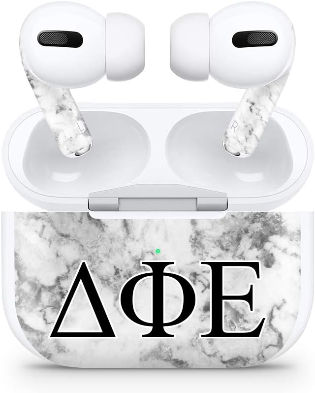 Apple AirPod Pro Skin 3M Custom Vinyl Wraps Decal Sticker Stylish Covers for Protection & Customization for 2019 Model A2190 - Delta Phi Epsilon