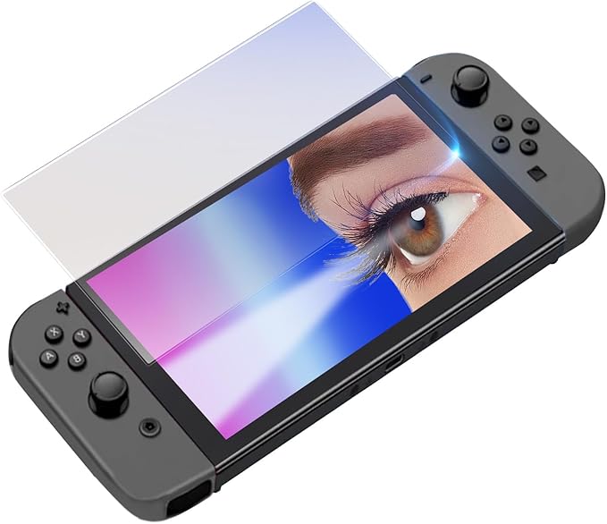 PERFECTSIGHT Anti Glare Matte Blue Light Tempered Glass Screen Protector compatible with Nintendo Switch 2 2025 Eye Protection Low Reflection Relieve Eye Fatigue 1 Pack