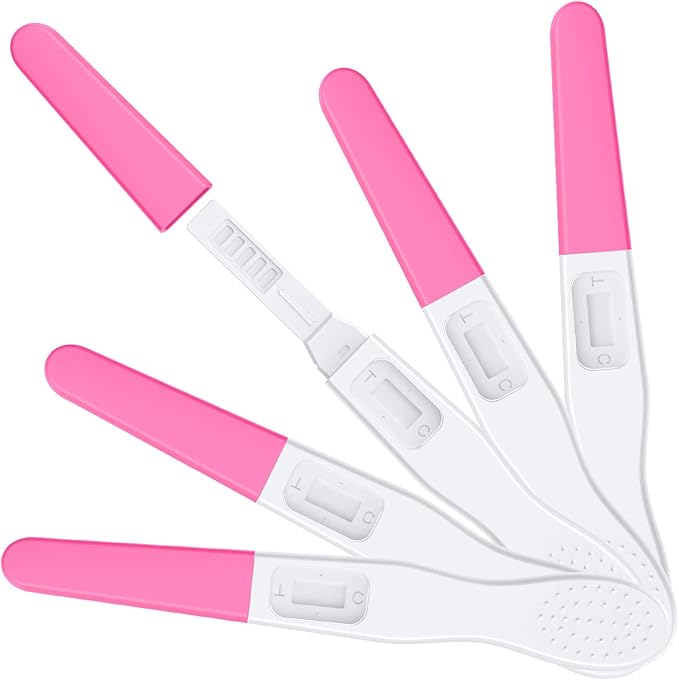 MomMed Pregnancy Test, 5 HCG Home Pregnancy Midstream Test, Accurately Detect Early Pregnancy, High Sensitivity Result for Women Home Testing