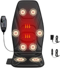 Back Massage Chair Pad with Heat, Back Massager for Back Pain Relief, Chair Massager with Vibration, Portable Massage Chair Pad for Office Use, Gifts for Dad & Mom
