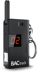 BACtrack Keychain Breathalyzer (Black) | Ultra-Portable Pocket Keyring Alcohol Tester for Personal Use