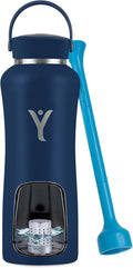 DYLN Hydrogen Water Bottle | Create Hydrating Alkaline Hydrogen-Rich Water Up to 9 pH | Vacuum Insulated Stainless Steel Water Bottle | Keeps Water Cold for 24 Hours