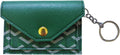 Birth Control Pill Case Wallet PU Leather Medicine Holder Envelope Arrow Print (Green)