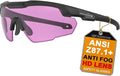 HTS HUNTERSKY Ballistic Tactical Shooting Glasses ANSI Z87+ UV400 Protective Eyewear