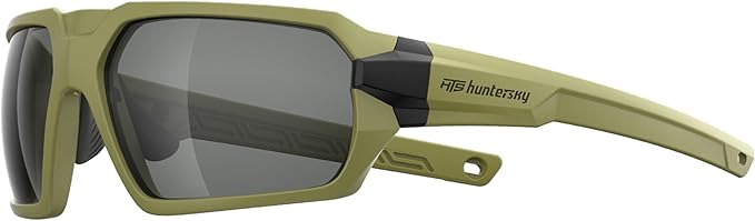 HTS HUNTERSKY Ballistic Tactical ANSI Z87.1+ Impact Protection Anti Fog Shooting Glasses Military Grade Airsoft Range