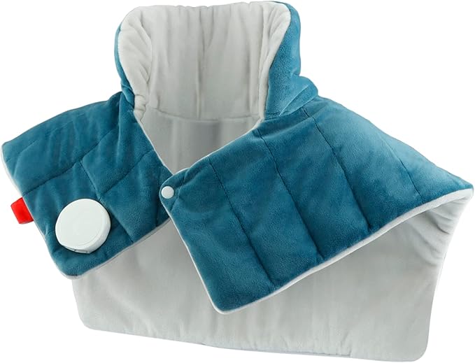 Comfytemp Heating Pad for Neck and Shoulders and Back, FSA Eligible Items Only List, HSA Approve 2.6lb Weighted Electric Neck Heat Pad, Large Heated Wrap with 9 Heat Settings & 11 Timer for Women Mom