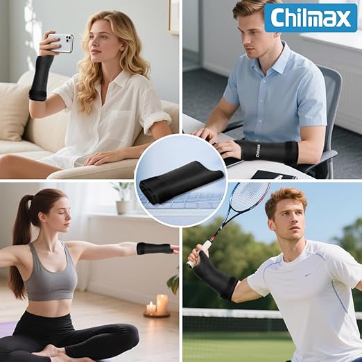 Soft Wrist Ice Pack Wrap, Hot and Cold Therapy Wrist Compression Sleeve for Hand and Carpal Tunnel Relief, Hot Packs for Pain Relief, Tunnel, Tendonitis, Swelling