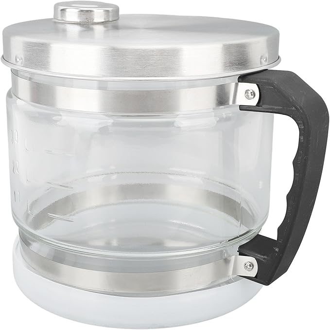 Fabater Glass Carafe, 1 Gallon / 4L Water Jar for Distiller, Replacement Collection Bottle, Compatible With Most Countertop Distillers, Storage for Juice