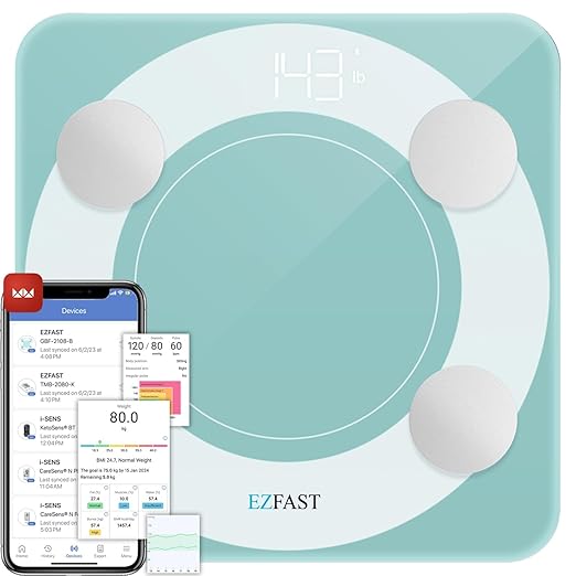 Bluetooth Body Fat Scale Monitor