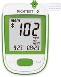 GT333 Blood Glucose Meter -METER ONLY–Bluetooth, Auto Coding, Rightest Care App Connection