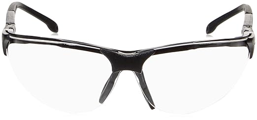 Amazon Basics R200 Anti-Fog Protective Eyewear, Safety Goggles for Shooting, Clear Lens, Unisex Lightweight, 12-Count