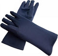 X-ray Protective Gloves, Radiation Safety Lead Gloves, Hand X-ray Shield Gloves, Used for MRI CT Protection (Color : Navy Blue, Size : 0.5mmpb)