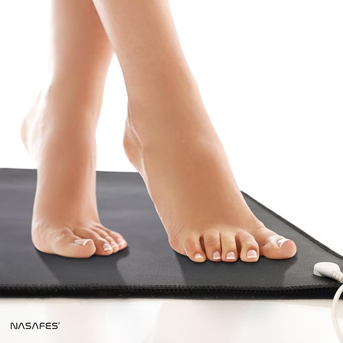 Universal Grounding Mat for Bed or Desk: Connect with The Earth for Optimal Grounding, Includes 15ft Grounding Cord
