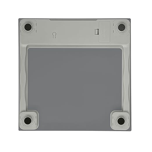 Taylor Digital Scales for Body Weight, 350 LB Capacity Bathroom Scale, 11.0 x 11.0 Inch Durable Glass Platform, Battery Powered, Easy to Read, Gray