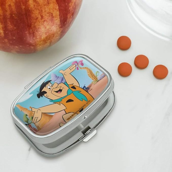 The Flintstones Fred Character Rectangle Pill Case Trinket Gift Box