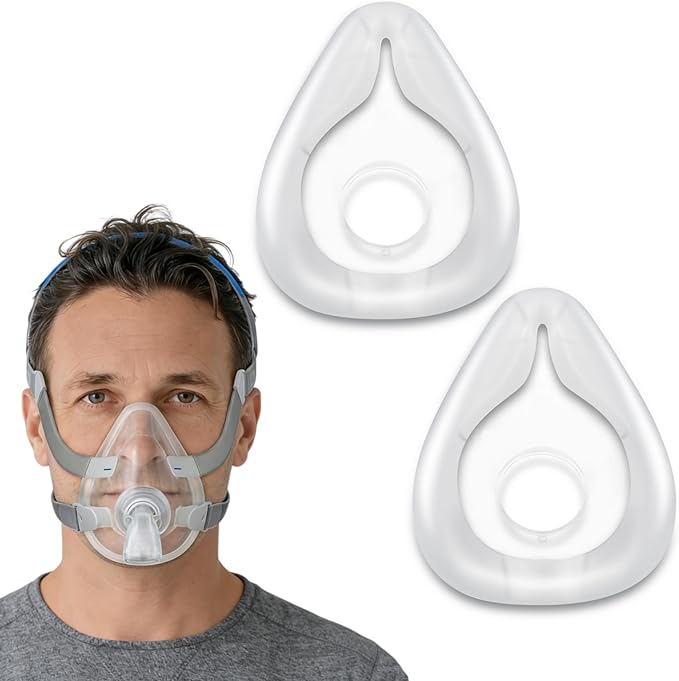 F20 Mask Replacement Cushion, 2-Pack, Compatible with Original AirFit F20 Mask Frame, for Full Face Mask (L)