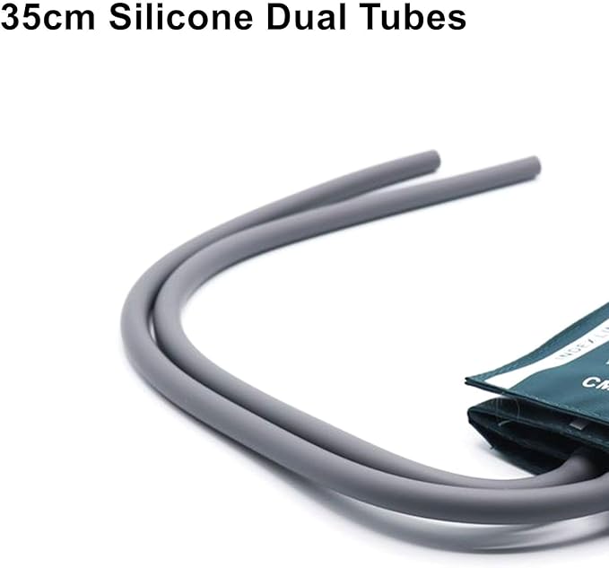 Blood Pressure Nylon Cuff with 35cm Dual Tubes for Neonate 6-11 cm, Reusable Replacement NIBP Cuff with Inner Airbag for BP Monitor Machine, No Connector