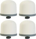 Huining Ceramic Dome Filter, Replacement for Water Pre-Filtration Unit, 0.15 to 0.5 Micron, Household Water Bucket Filtration System (4pcs)