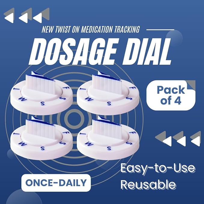 Twistwise™ Once Daily Dosage Dial - 4-Pack