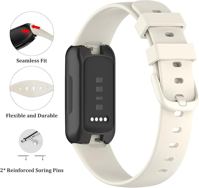 Honecumi Replacement Bands for Fitbit Inspire 3 - Silicone Sport Wristband Strap Bracelets for Women and Men - Colorful Accessories, S/L