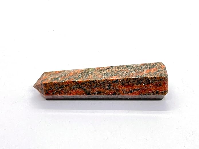 WholesaleGemShop 3 Inch Gemstones Obelisk Tower Jumbo Facet Aura Rock Crystal Natural Polished Earth Wand Spirit