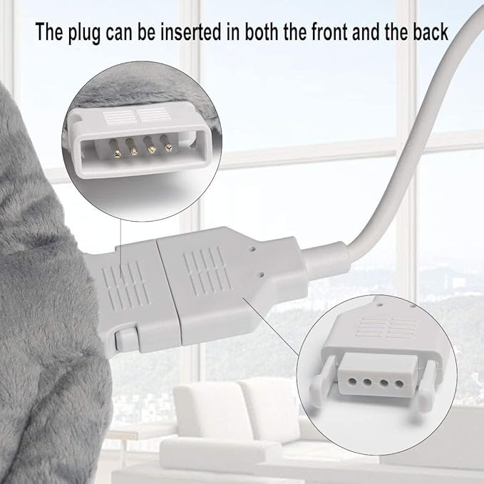Heating Pad for Back Pain and Cramps Relief - 12” x 24” Ultra-Soft Electric Heated Pad with 3 Heat Setting, Moist Heat & Auto Shut-Off - for Neck, Shoulder, Machine Washable