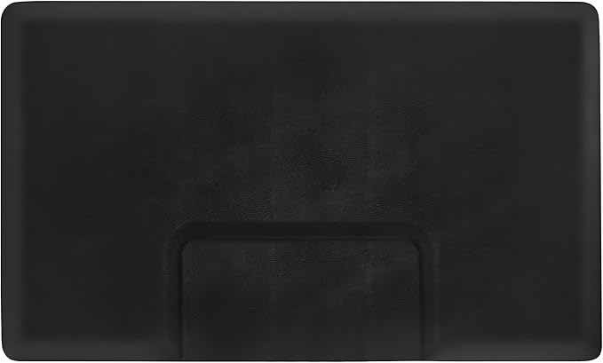 BarberPub Anti-Fatigue Salon Floor Mat for Square Base Chair, PU Comfort Rectangle Barber Standing Mat for Hair Styling, Professional Large-Scale Beauty Salons 0095 (3' x 5' x 5/8")