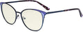 Eyekepper Ladies Blue Light Filter Glasses - Butterfly Design Computer Eyegalsses Women -Transparent Blue Lens